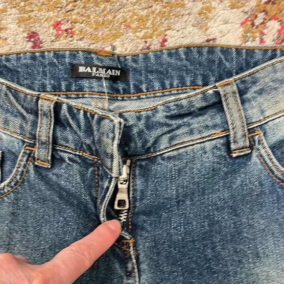 Y2K BALMAIN low rise jeans - Picture 4 of 10